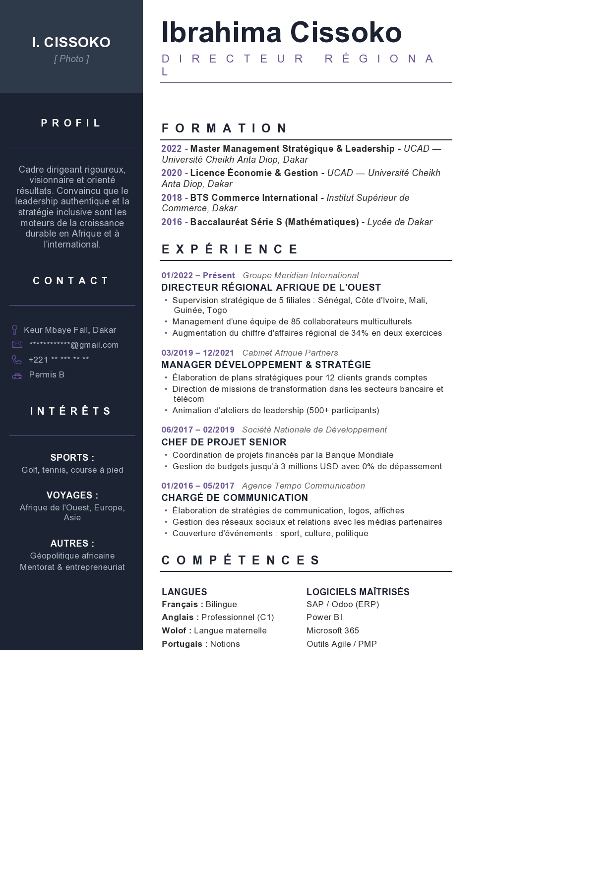 CV Exécutif